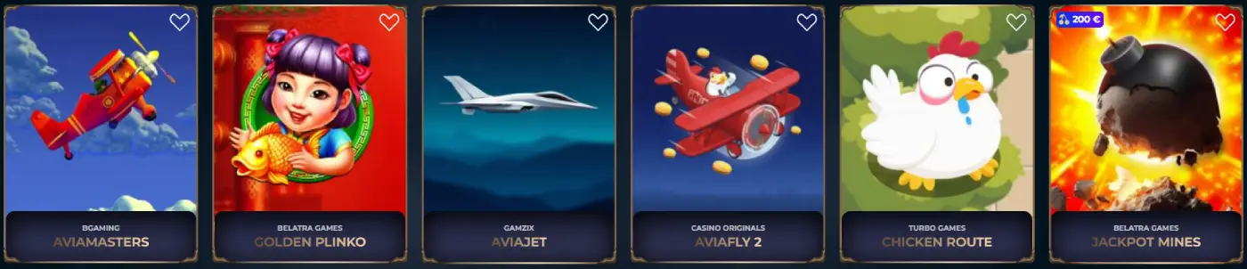 Bolizyn Casino Instant Games