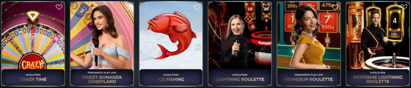 Bolizyn Live casino